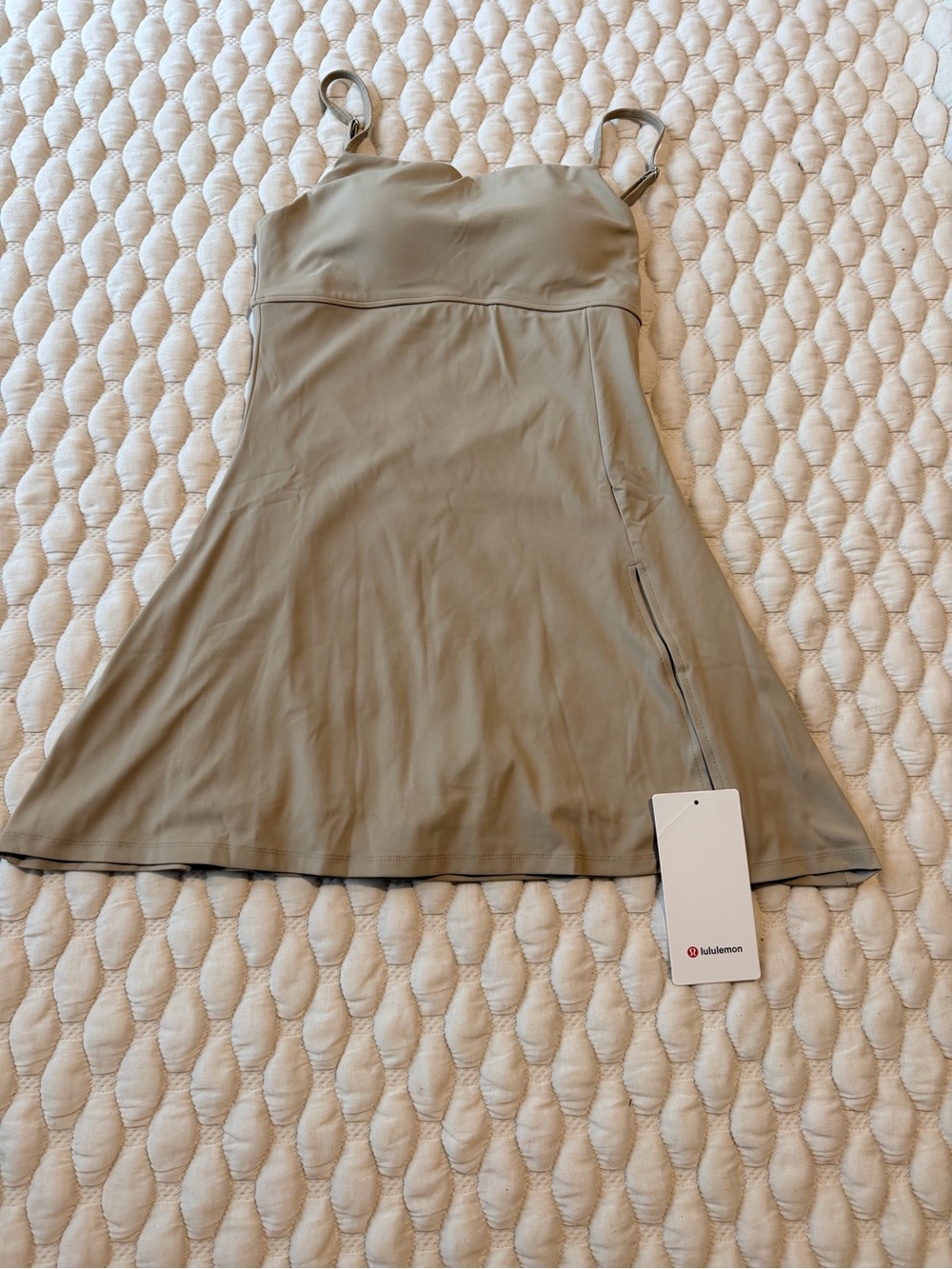 lululemon light olive green athletic skirt
